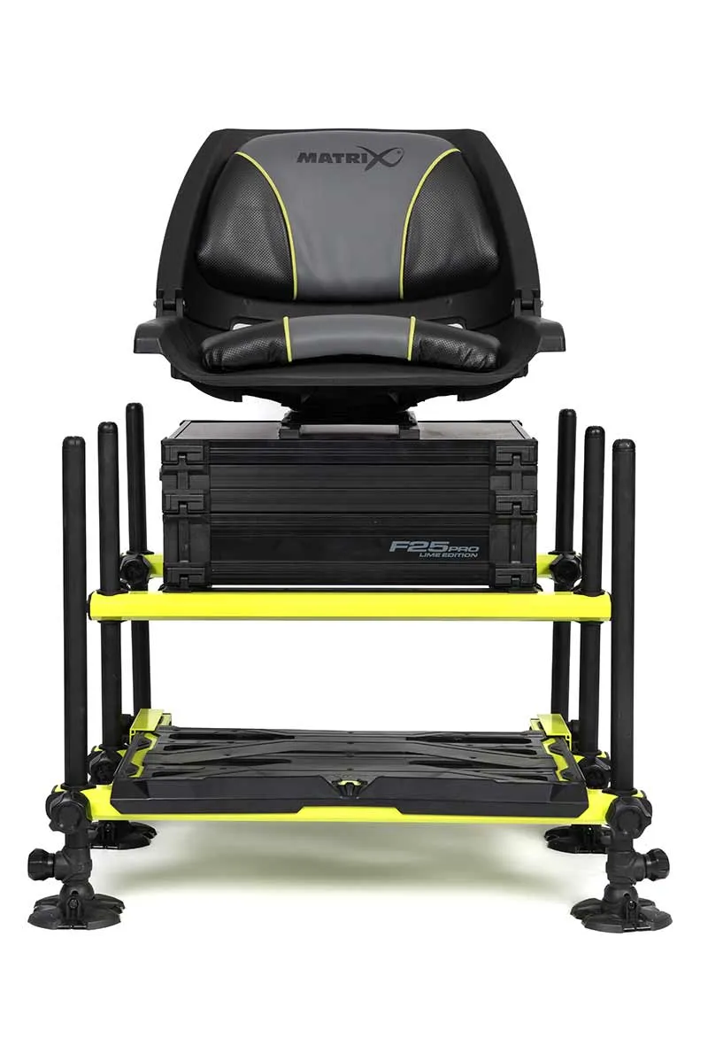 F25 Pro Swivel Seatbox - Lime Edition – Zitkist met Draaistoel