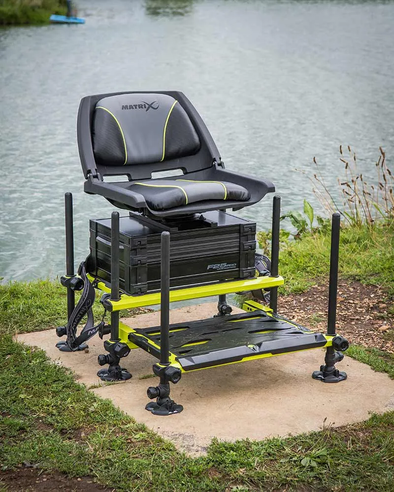 F25 Pro Swivel Seatbox - Lime Edition – Zitkist met Draaistoel