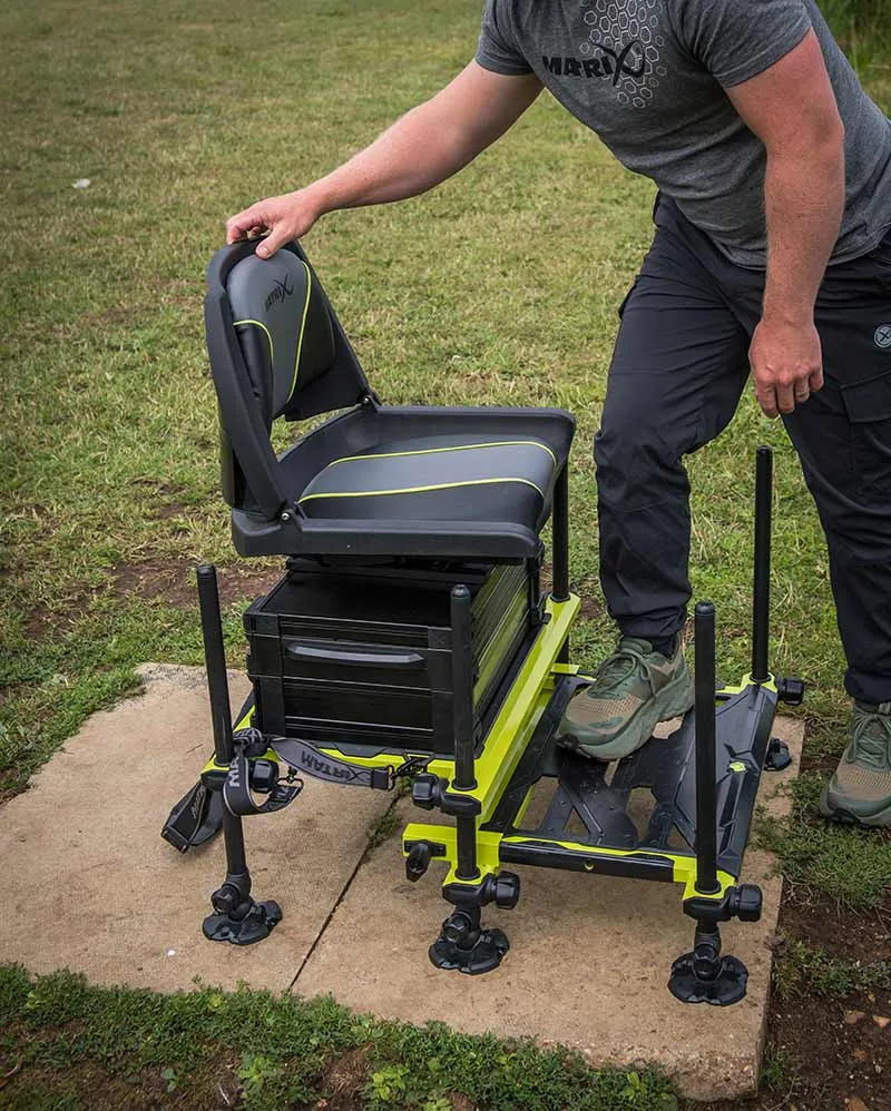 F25 Pro Swivel Seatbox - Lime Edition – Zitkist met Draaistoel