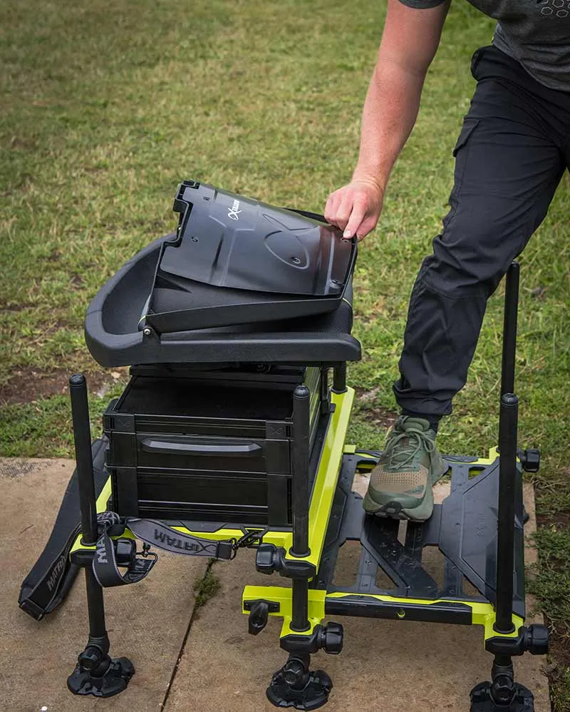 F25 Pro Swivel Seatbox - Lime Edition – Zitkist met Draaistoel