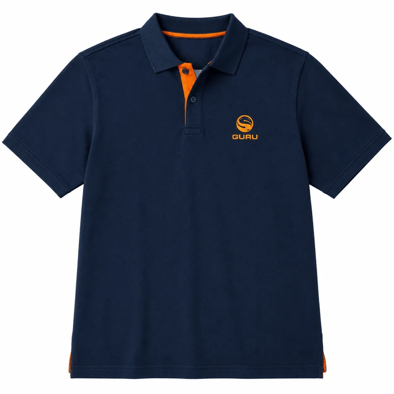 Polo Navy/Orange – Poloshirt 🎁