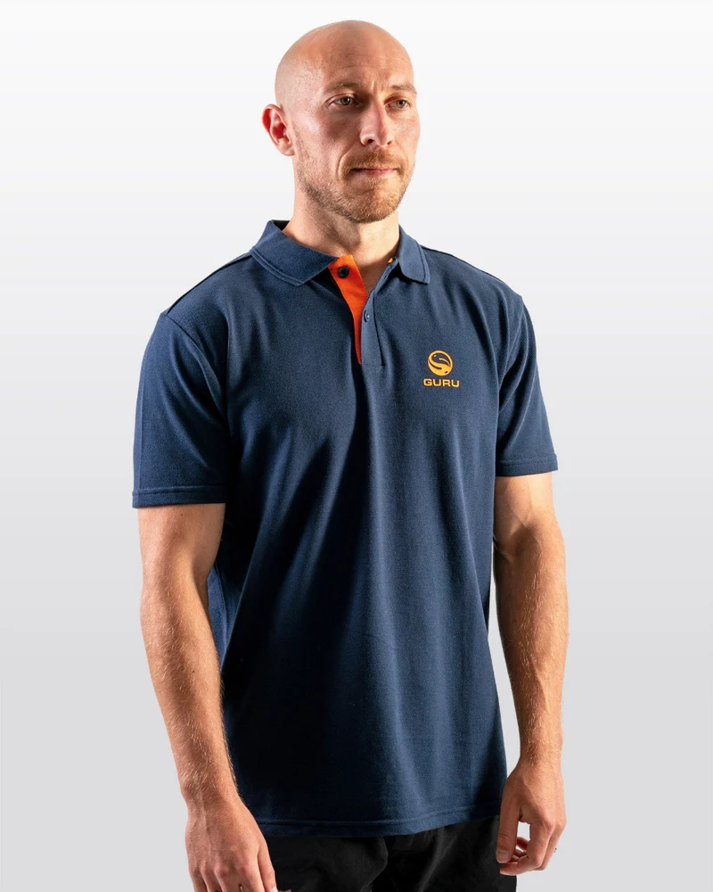 Polo Navy/Orange – Poloshirt 🎁