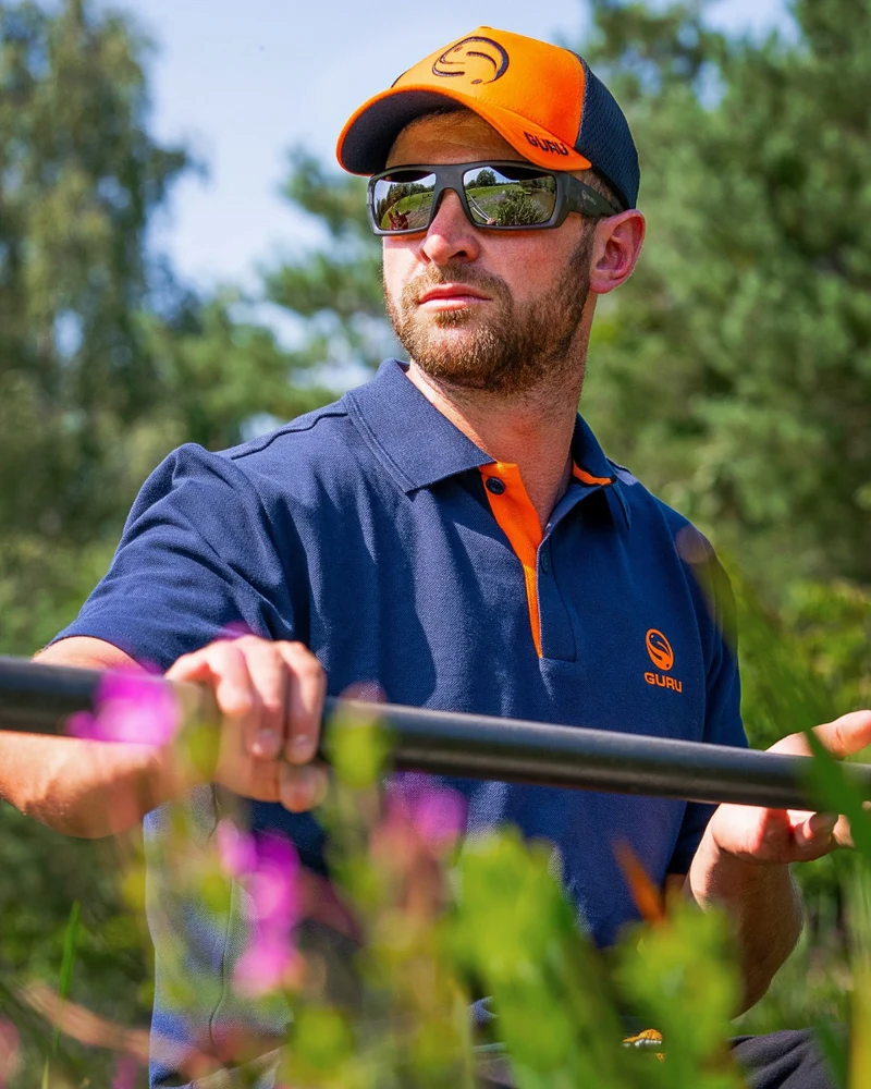 Polo Navy/Orange – Poloshirt 🎁