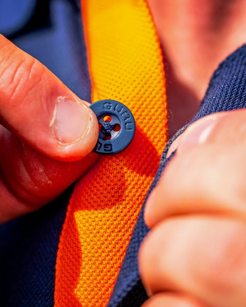 Polo Navy/Orange – Poloshirt 🎁