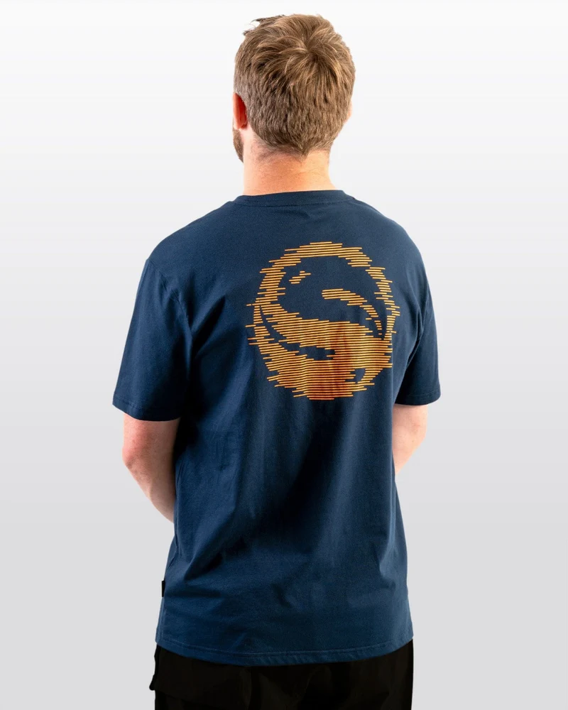Glitch Navy Tee – T-shirt 🎁