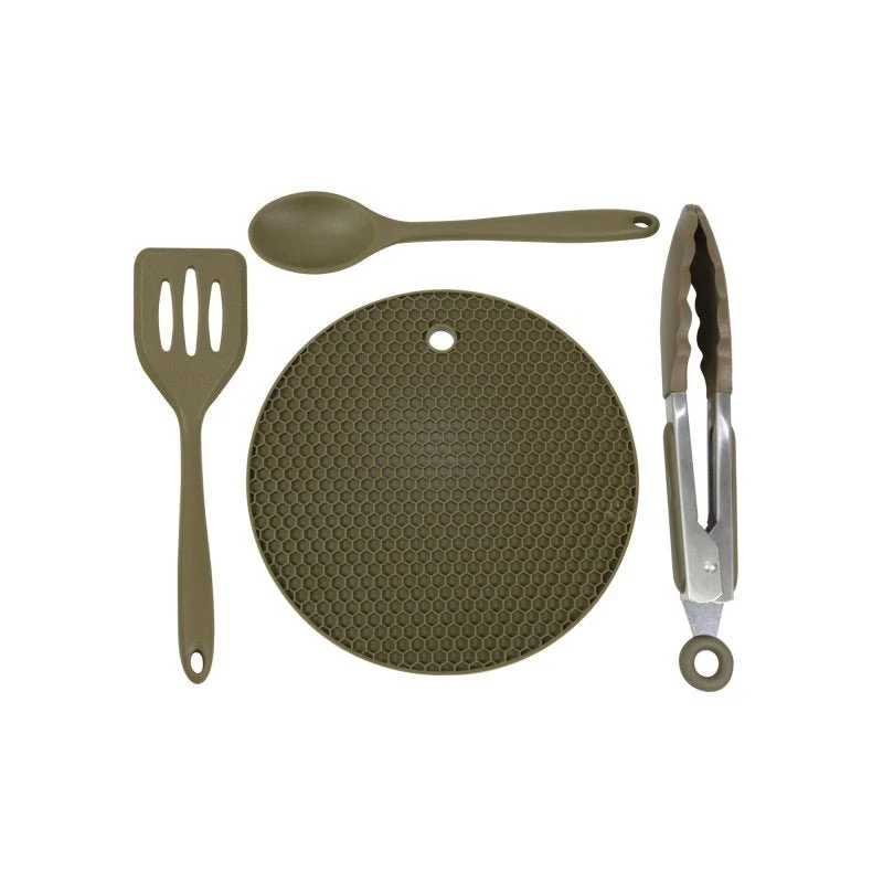 Ensemble d'ustensiles en silicone Trakker Armolife