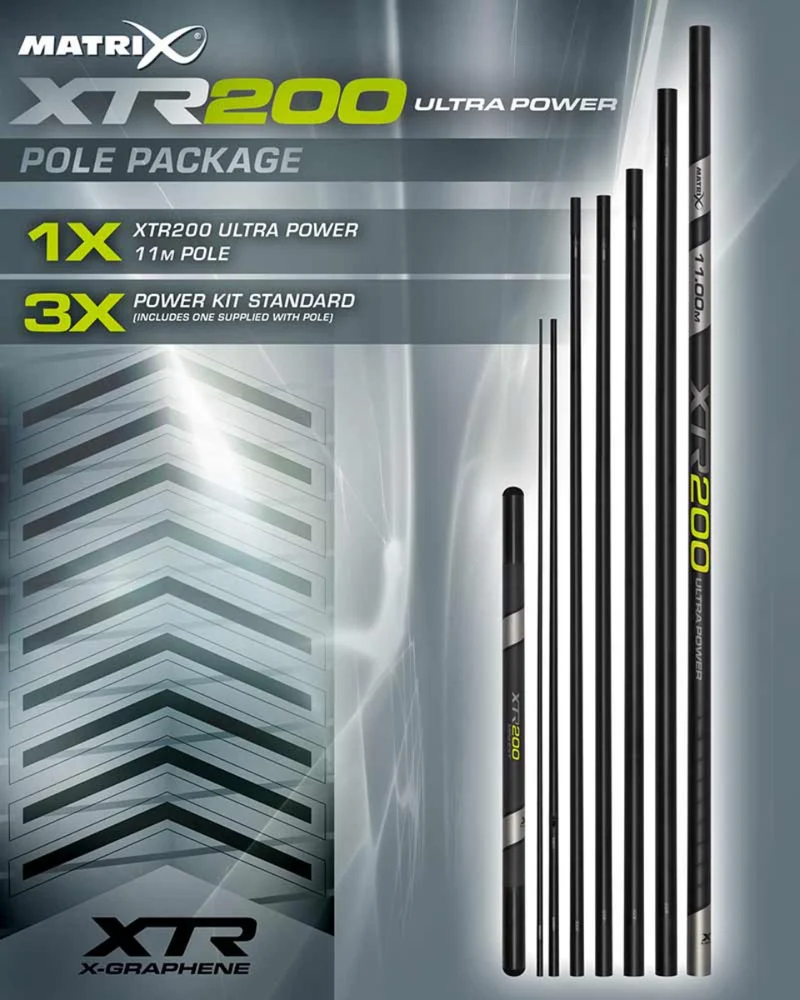 XTR200 Ultra Power 11.0m Package – Pakket voor Vaste Hengel