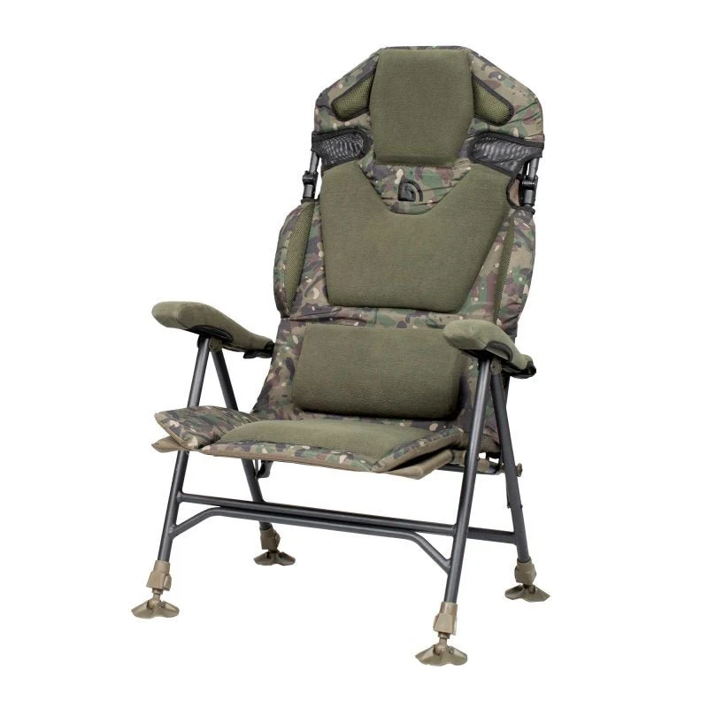 Chaise Trakker Fauteuil inclinable haut camouflage Levelite