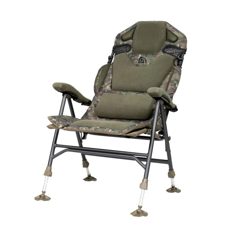 Chaise Trakker Fauteuil inclinable haut camouflage Levelite