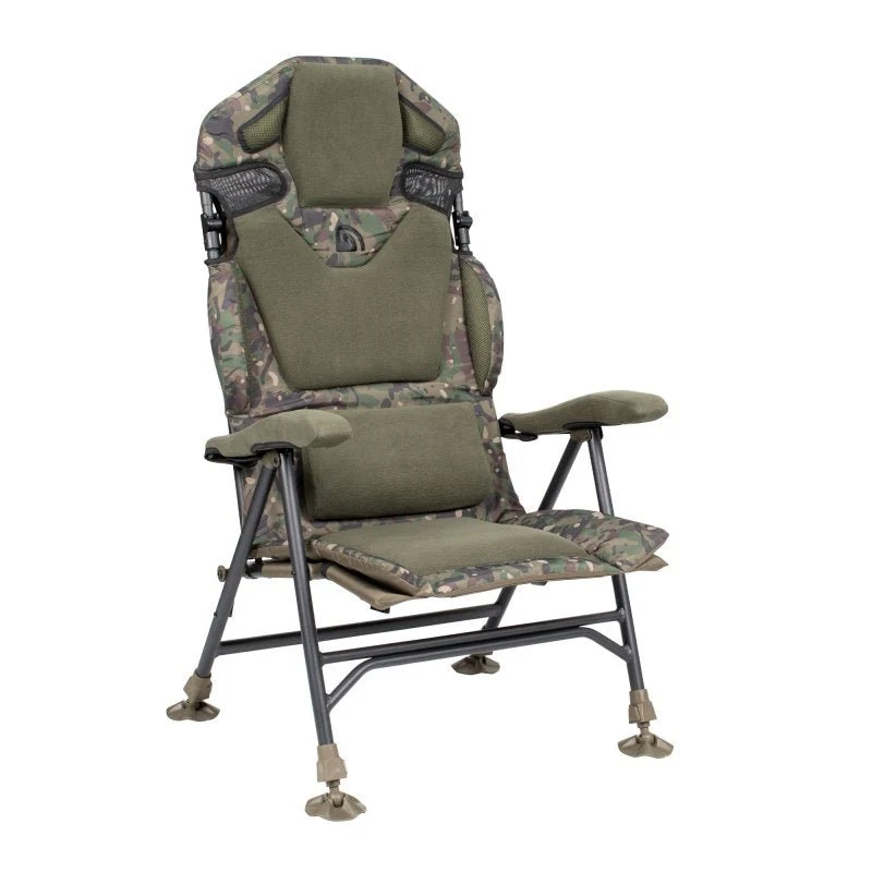 Chaise Trakker Fauteuil inclinable haut camouflage Levelite