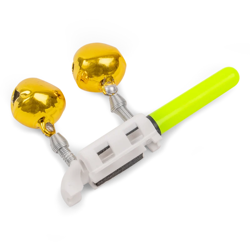 Battery Bell Light Green – Groen Hengeltoplicht met Dubbele Bel en CR425-batterij