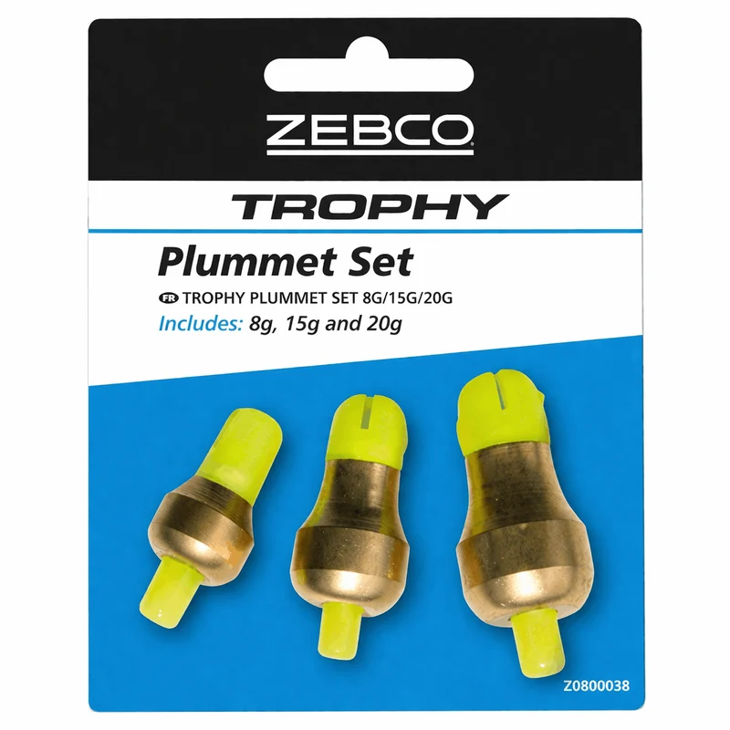 Plummet Set 8g/15g/20g – Peilloodset (3 stuks)