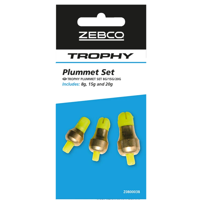Plummet Set 8g/15g/20g – Peilloodset (3 stuks)