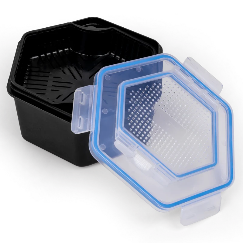 Secure-Lock Bait Box and Sieve 2L – Aasdoos met Uitneembare Aaszeef - 🎁