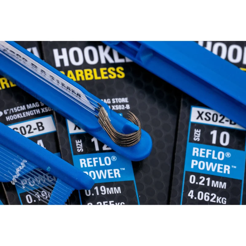 XS02-B Mag Store Hooklength 6” – 15 cm Onderlijnen zonder Weerhaak