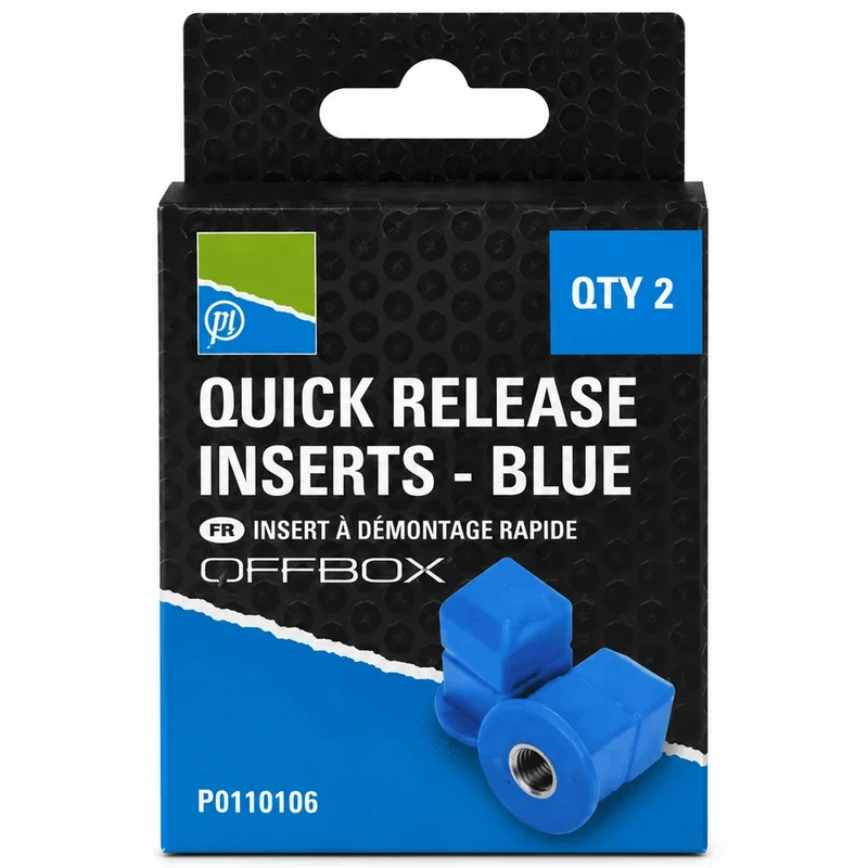 Quick Release Inserts Blue – Blauwe Snelwisselinzetstukken (2 stuks)