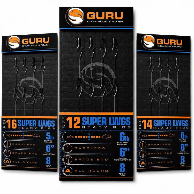 Super LWGS Ready Rigs 6" - Barbless - Spade End – 15 cm Onderlijnen met Bled en zonder Weerhaak 💰