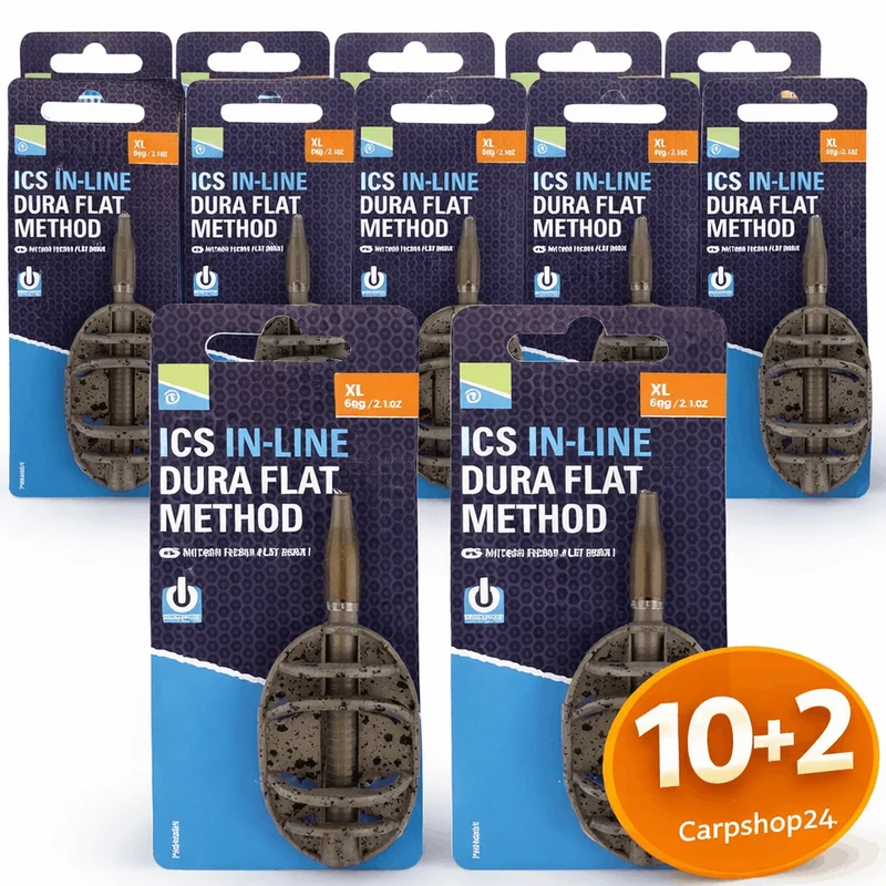 ICS Inline Dura Flat Method Feeders – Methodfeeders 🎁 10+2