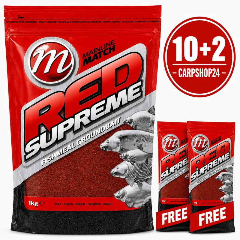 Red Supreme Fishmeal 1kg – Rood Grondvoer met Vismeel 🎁 10+2