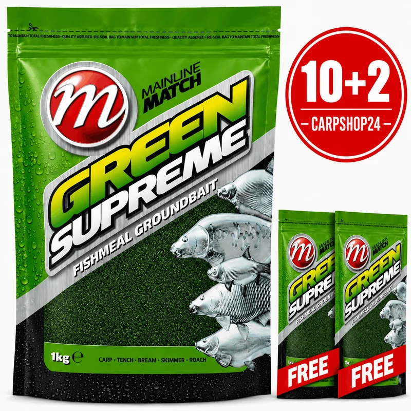 Green Supreme Fishmeal 1kg – Groen Grondvoer met Vismeel 🎁 10+2