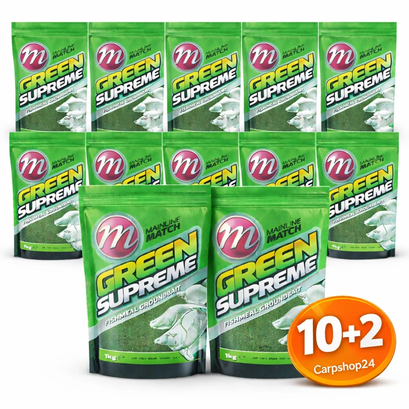 Green Supreme Fishmeal 1kg – Groen Grondvoer met Vismeel 🎁 10+2