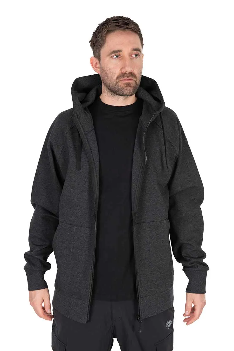 Charcoal Marl Zip Hoody – Hoodie met Rits 🎁
