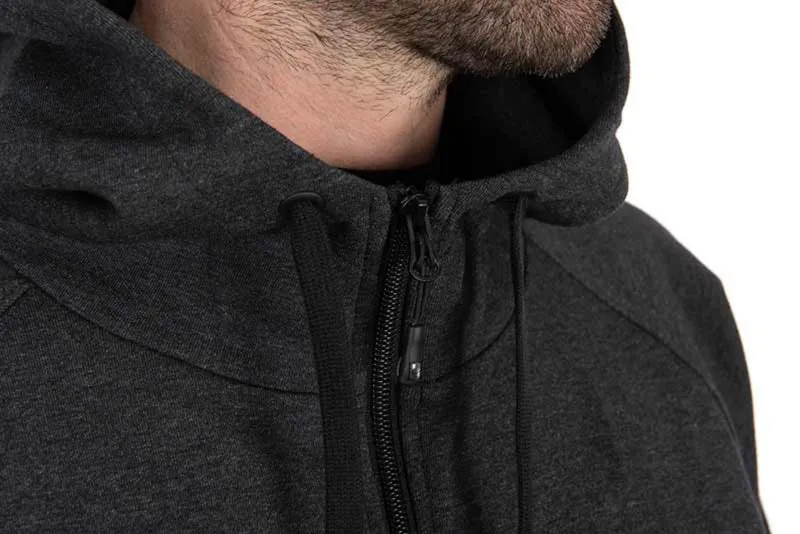 Charcoal Marl Zip Hoody – Hoodie met Rits 🎁