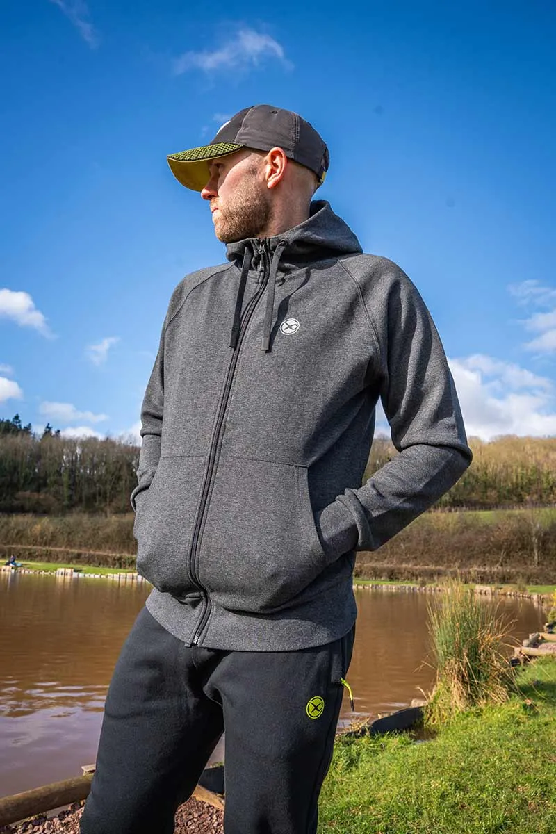 Charcoal Marl Zip Hoody – Hoodie met Rits 🎁