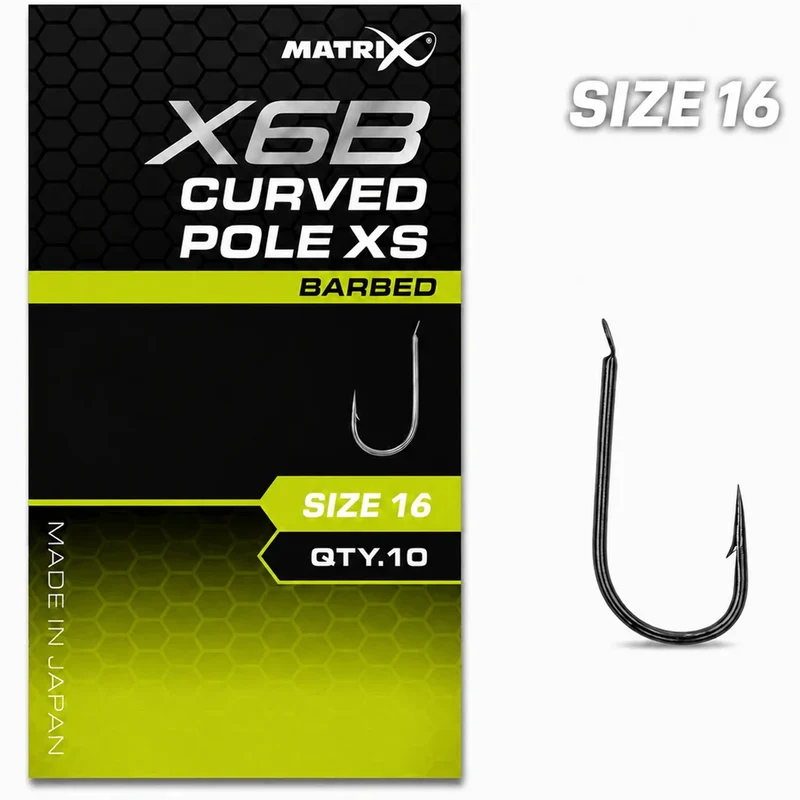 X6B Curved Pole XS Barbed – Haak met Weerhaak