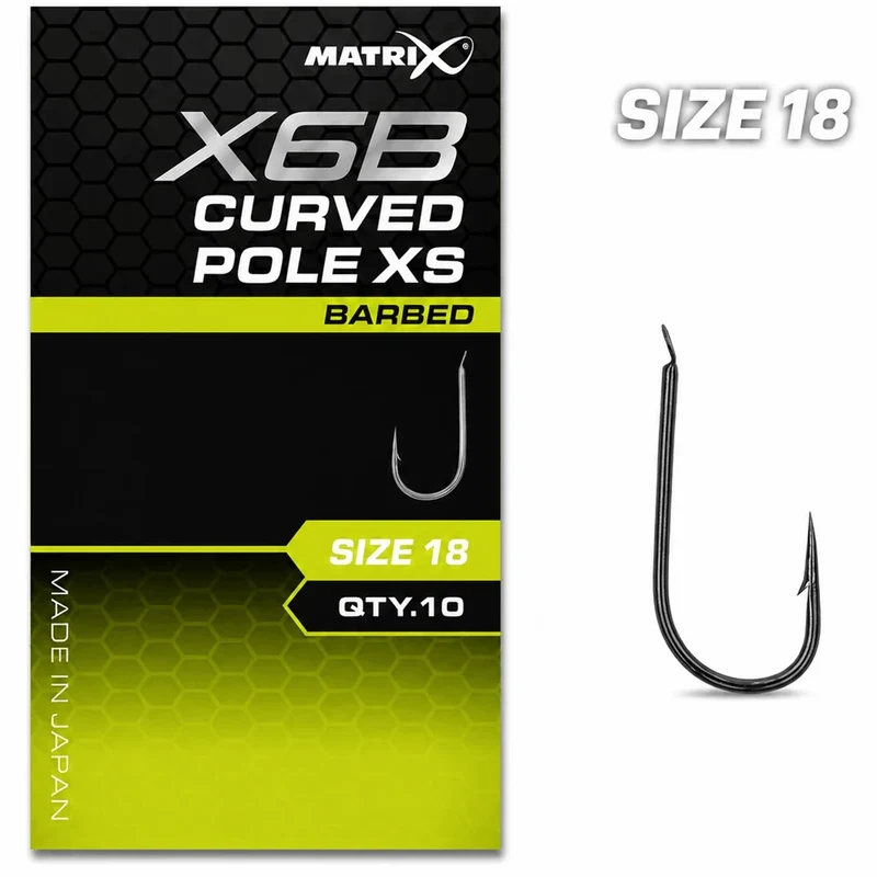 X6B Curved Pole XS Barbed – Haak met Weerhaak