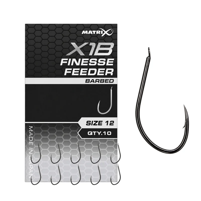 X1B Finesse Feeder Barbed – Haak met Weerhaak 💰