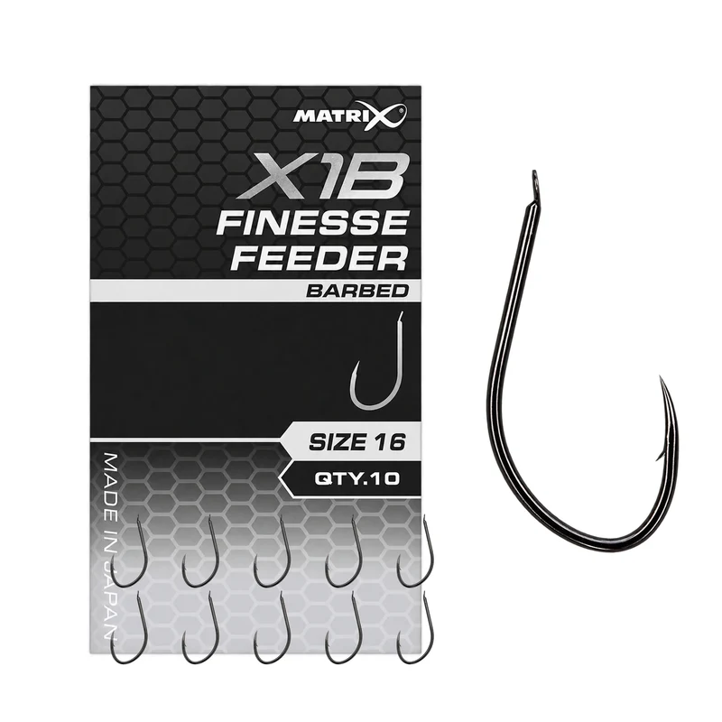X1B Finesse Feeder Barbed – Haak met Weerhaak 💰