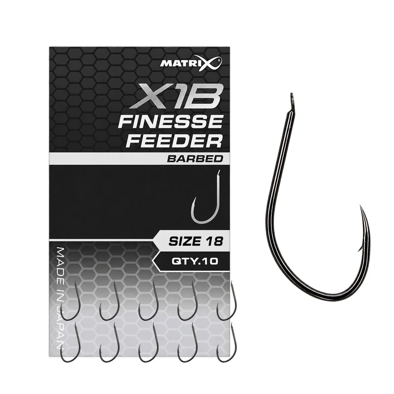 X1B Finesse Feeder Barbed – Haak met Weerhaak 💰