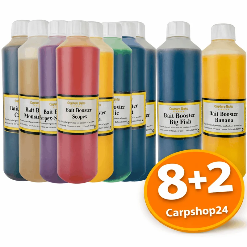4-in-1 Bait Booster 500ml – Vloeibaar Additief 🎁 8+2