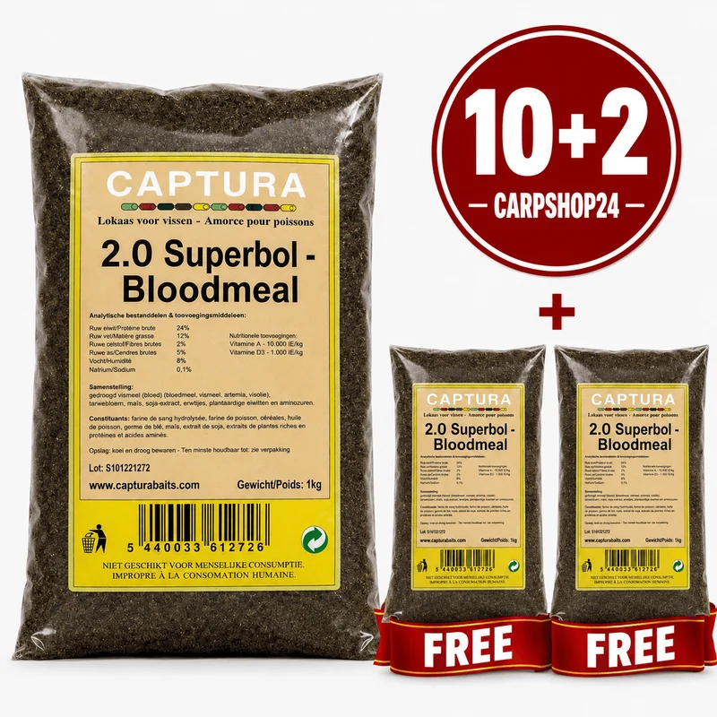 Superbol 2.0 Bloodmeal 1kg – Haakdeeg met Bloedmeel 🎁 10+2