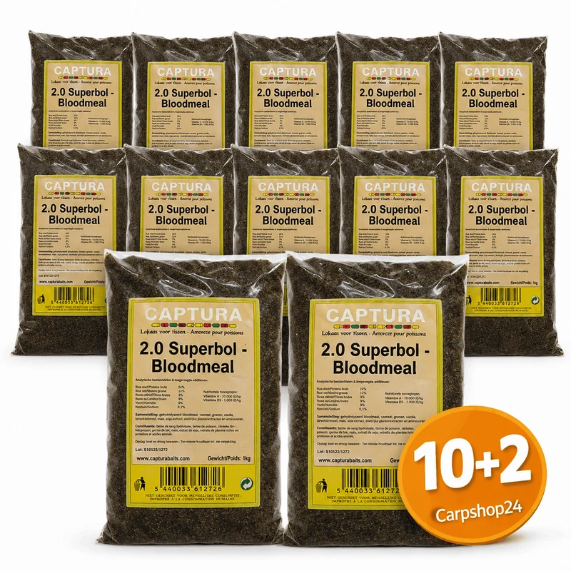Superbol 2.0 Bloodmeal 1kg – Haakdeeg met Bloedmeel 🎁 10+2