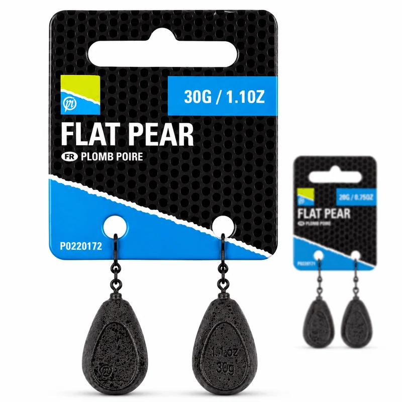 Flat Pear Leads – Feederlood (2 Stuks)
