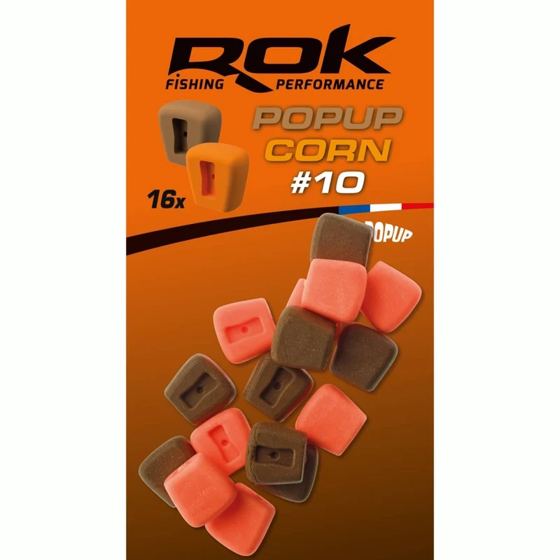 Maïs Pop up Rok Fishing Orange/Brun 10