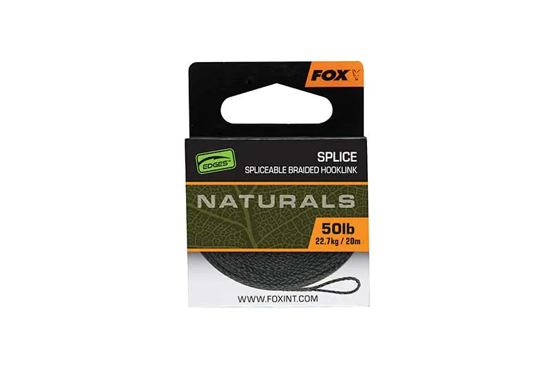 Tresse Fox Edges Naturals Splice Bas de ligne 20 m