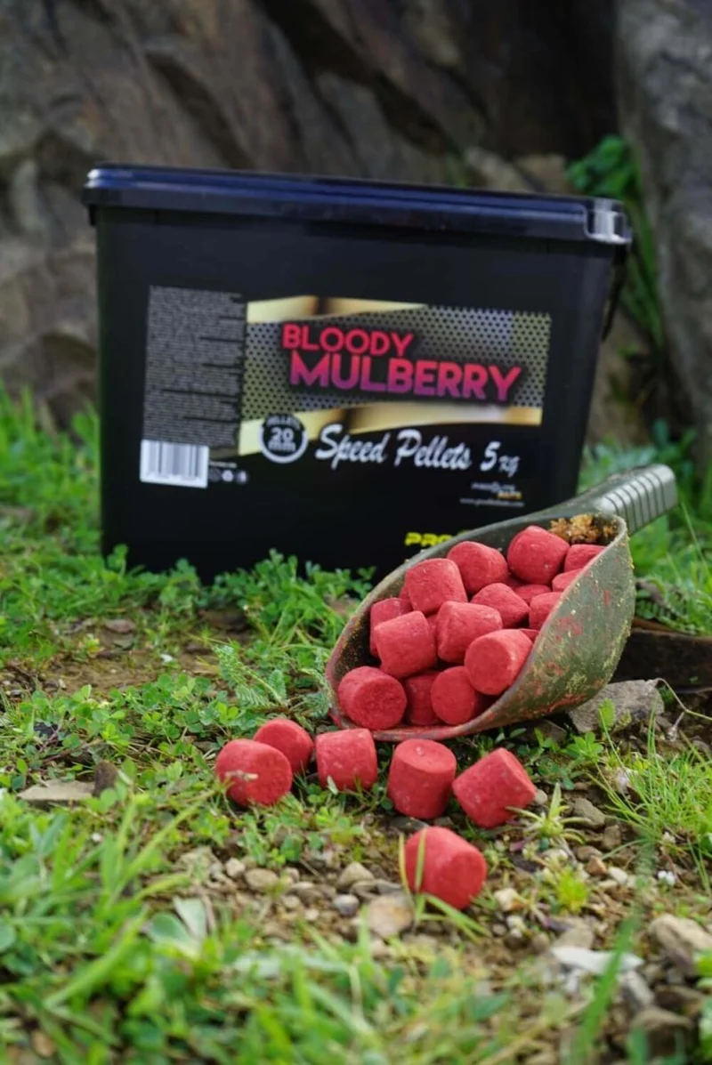 Speed Pellets Pro Elite Baits Gold Bloody Mulberry 20 mm 5 kg