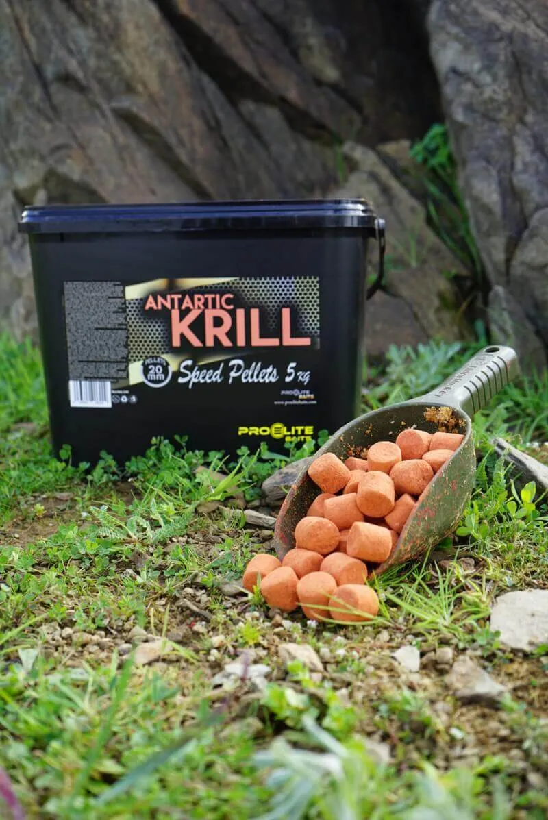 Speed Pellets Pro Elite Baits Gold Antartic Krill 20 mm 5 kg