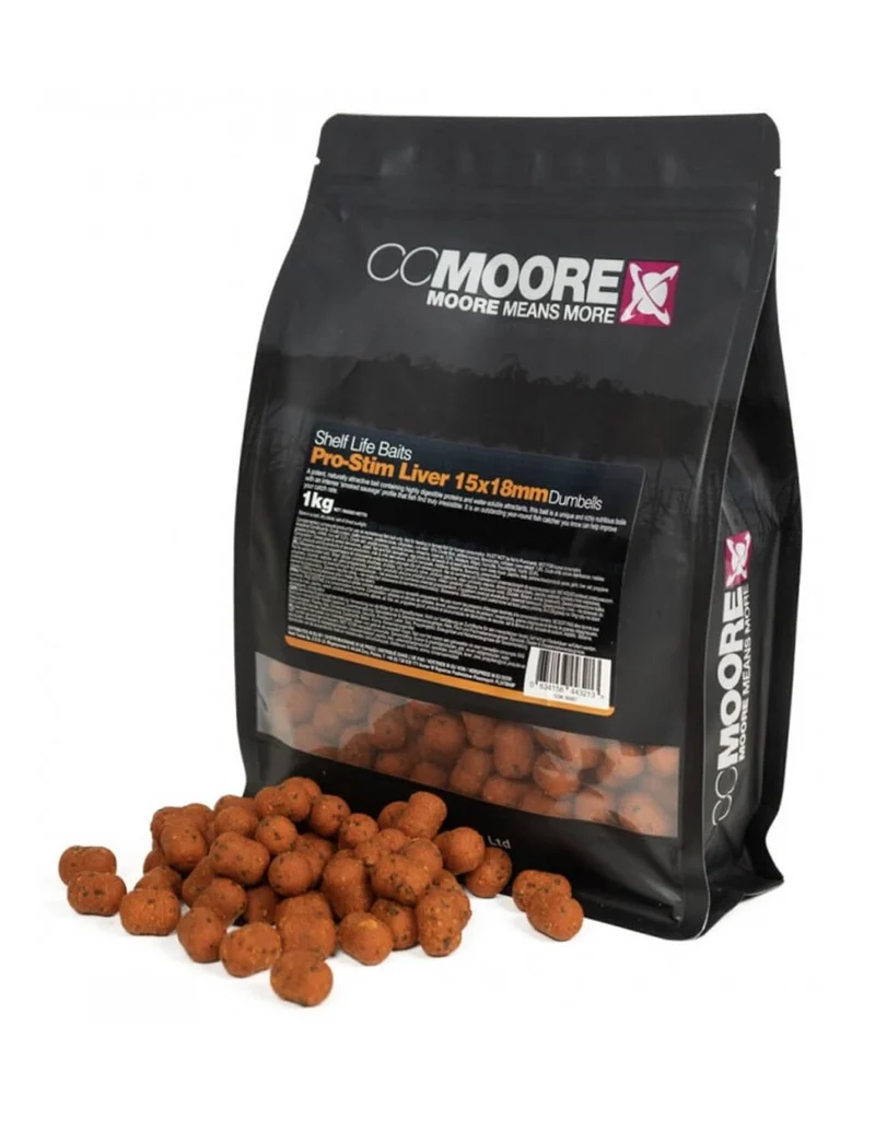 Dumbells Ccmoore Pro-Stim Liver Marron 15 x 18 mm