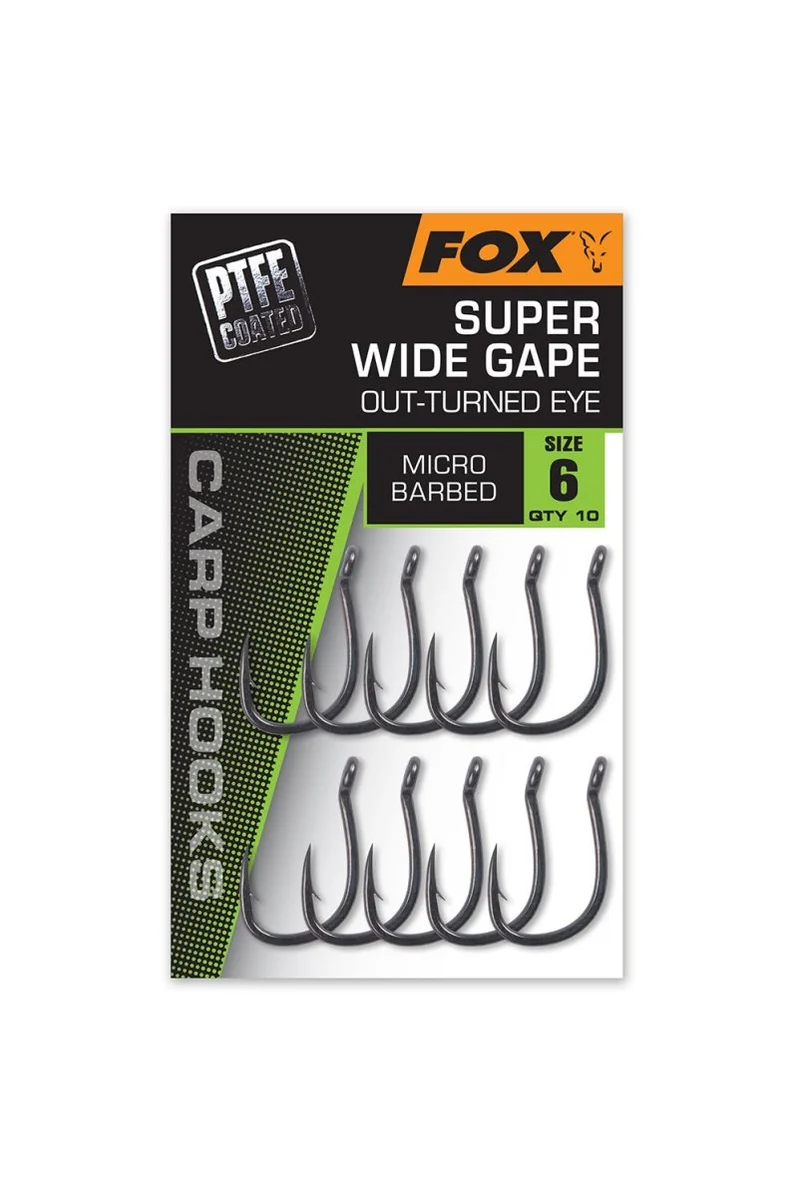Hameçons Fox Super Wide Gape Outturned