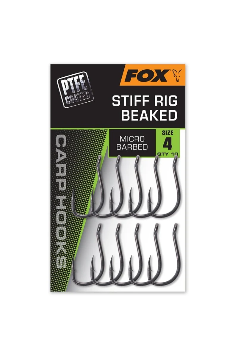 Hameçons Fox Stiff Rig Beaked