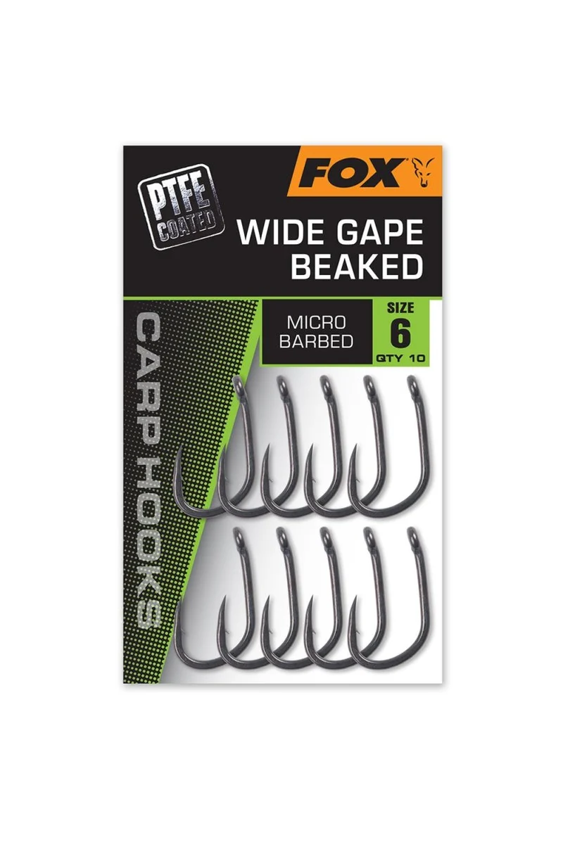 Hameçons Fox Wide Gape Beaked