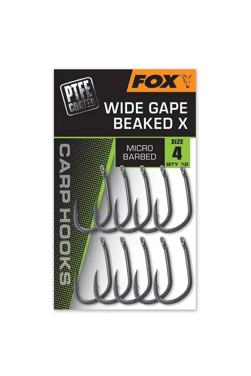 Hameçons Fox Wide Gape Beaked X