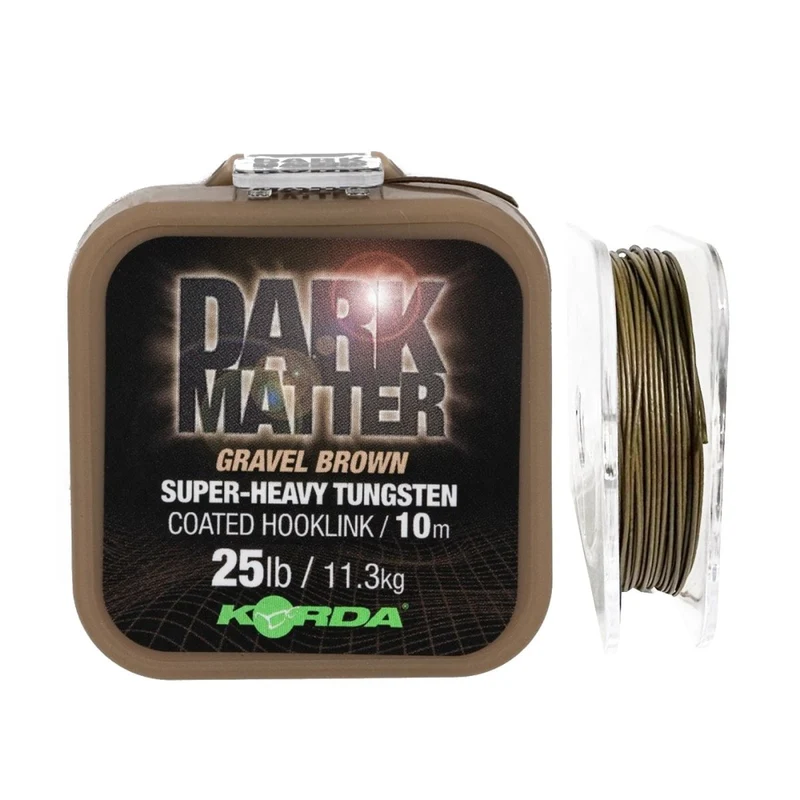 Tresse Korda Coated Tungstène Dark Matter 25 lb 10 m
