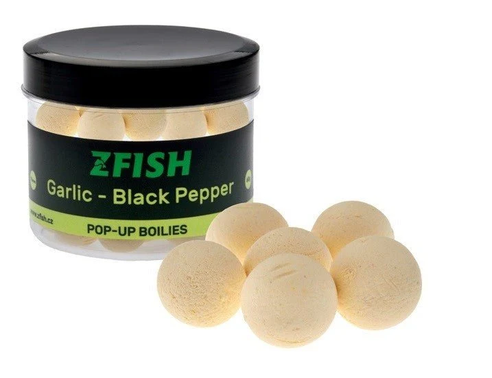 Pop Ups Zfish Garlic & Black Pepper 16 mm