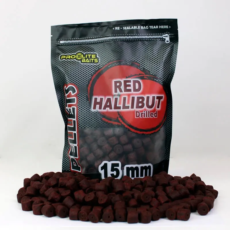 Pellets Percés Pro Elite Baits Red Halibut 15 mm 900 g
