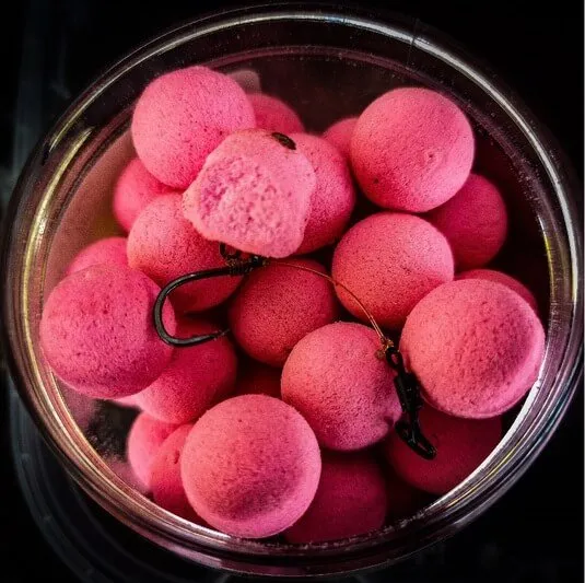 Pop Ups Pro Elite Baits Gold Antartic Krill Rose 14 mm